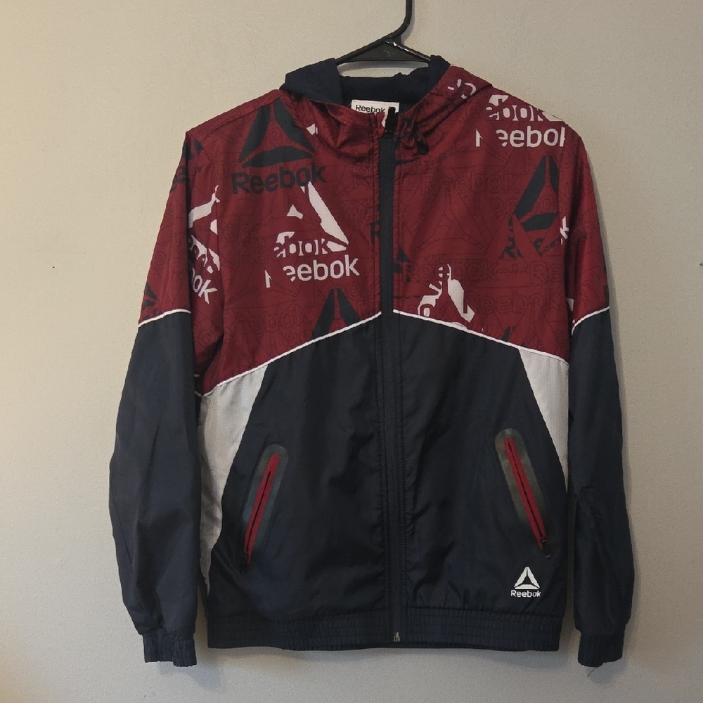 2/$15 Reebok Pull-over Windbreaker (L 10/12)